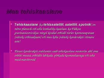 Archimedese ja pascali seaduse toimimine tehiskaaslastes - esitlus #2