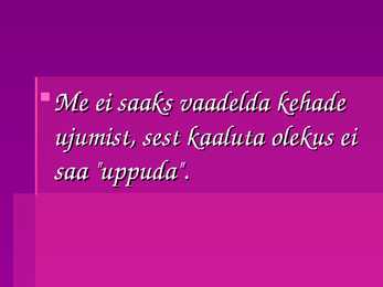 Archimedese ja pascali seaduse toimimine tehiskaaslastes - esitlus #6