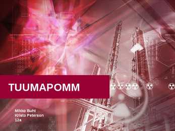 TUUMAPOMM - esitlus