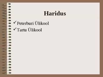 Otto Tiefi esitlus #3