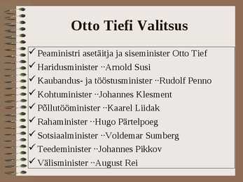 Otto Tiefi esitlus #6