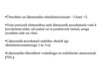 Lämmastik ja fosfor - esitlus #4