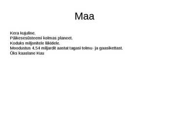 Planeet Maa #2