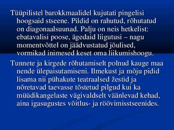 Barokk - pärisbarokk #18