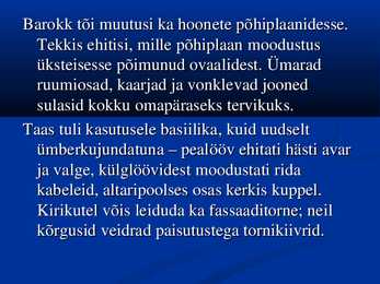 Barokk - pärisbarokk #9