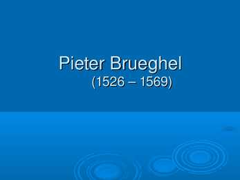 Pieter Brueghel
