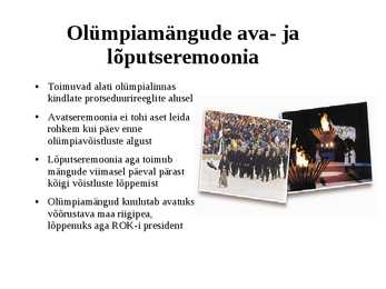 Olümpiamängud #11