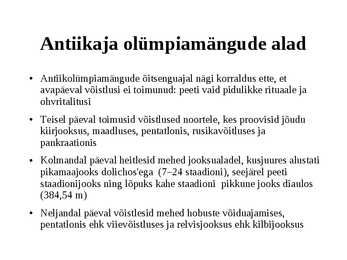 Olümpiamängud #3