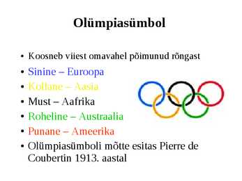 Olümpiamängud #5