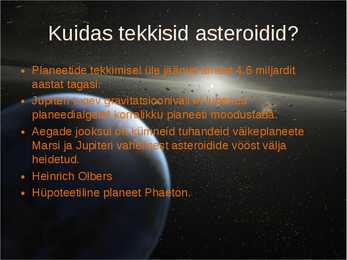 Astronoomia ja asteroidid #3