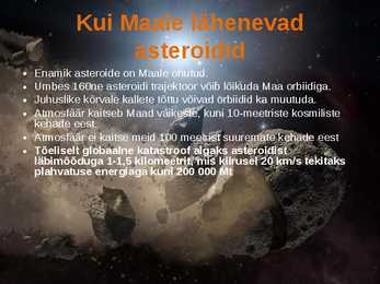 Astronoomia ja asteroidid #8