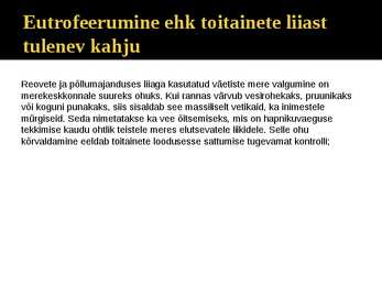 Läänemeri ja tema ökoloogiline tasakaal #12