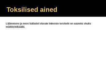 Läänemeri ja tema ökoloogiline tasakaal #13