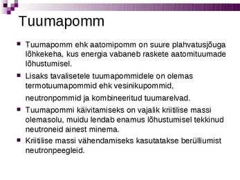 Tuumapomm #2