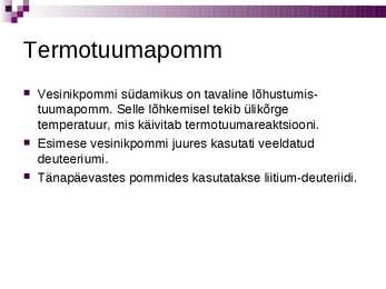 Tuumapomm #3