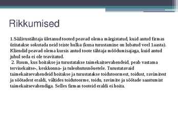 Taimekaitseseadus #4