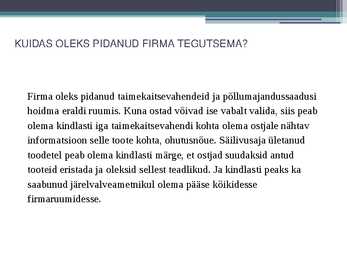 Taimekaitseseadus #7
