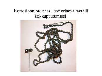 Metallide korrosioon #3