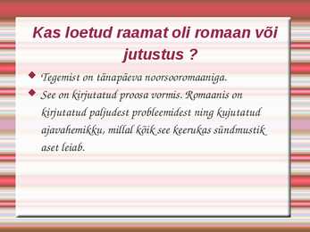 Kirjaklambritest vöö- #12
