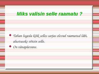 Makaagid ja majad #2