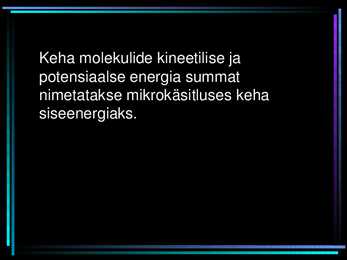 Termodünaamika #3