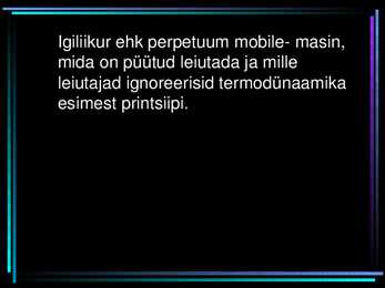 Termodünaamika #7