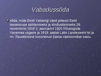 Vabadussõja slideshow #2