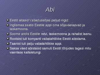 Vabadussõja slideshow #5