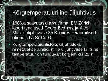 Ülijuhtivus #8