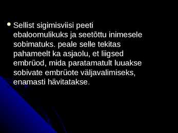 Embrüosiirdamine inimesel #4