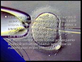 Embrüosiirdamine inimesel #7