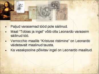 Leonardo Da Vinci-noorus-Firenze #9