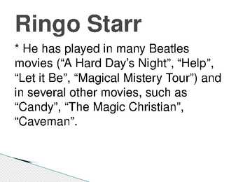 Ringo Starr #18
