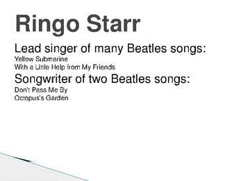 Ringo Starr #8