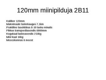 Relvaõpe #11