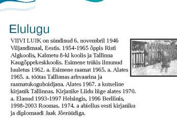 Liivi Luik #3