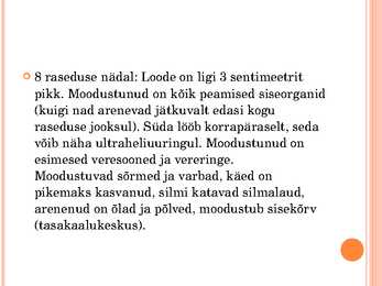 Inimese looteline areng #11