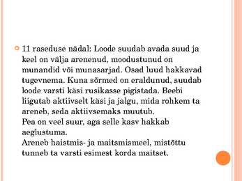 Inimese looteline areng #14