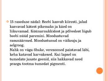 Inimese looteline areng #18