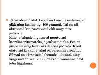 Inimese looteline areng #19