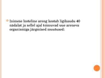 Inimese looteline areng #3