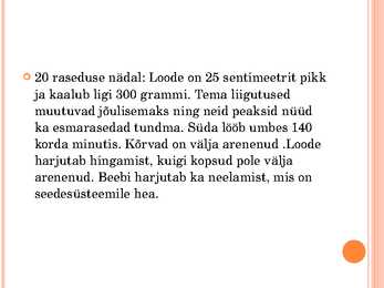 Inimese looteline areng #22