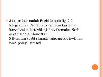 Inimese looteline areng #31