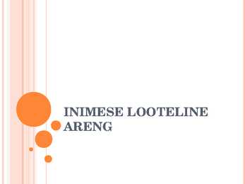 Inimese looteline areng