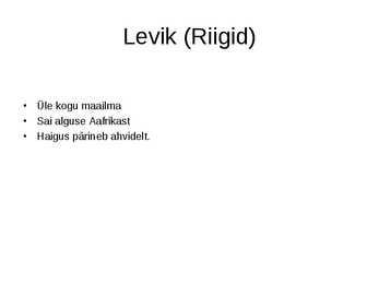 AIDS-i kokkuvõte #4