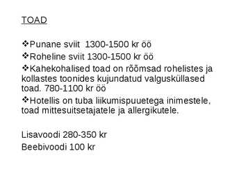 PowerPoint esitlus hotell Centrumi kohta #3