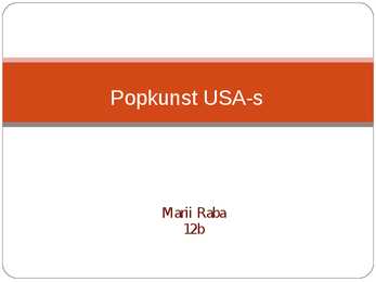 Popkunst USA-s