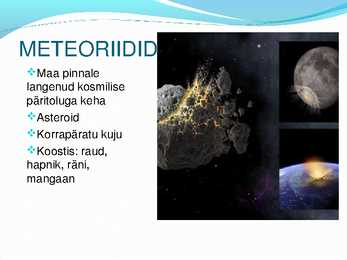 Meteoorid-meteroriidid #4
