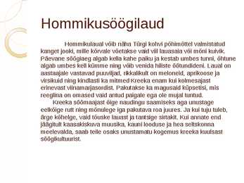 Kreeka köök #8
