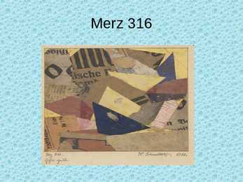 Kurt Schwitters #10